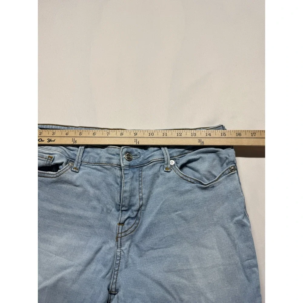 True Religion Billie Mid Rise Straight Jeans Men 32 Blue Light Wash Denim Cotton